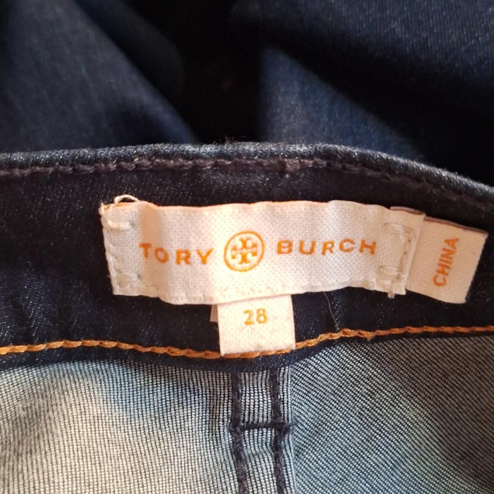 Tory Burch Dark Blue Women's Leggings Jeans Size 28